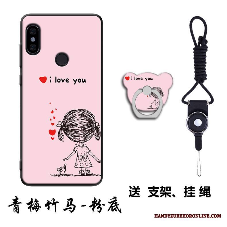 Redmi Note 6 Pro Kuori Sininen Net Red Pehmeä Neste Punainen Kotelo Puhelimen Kuoret