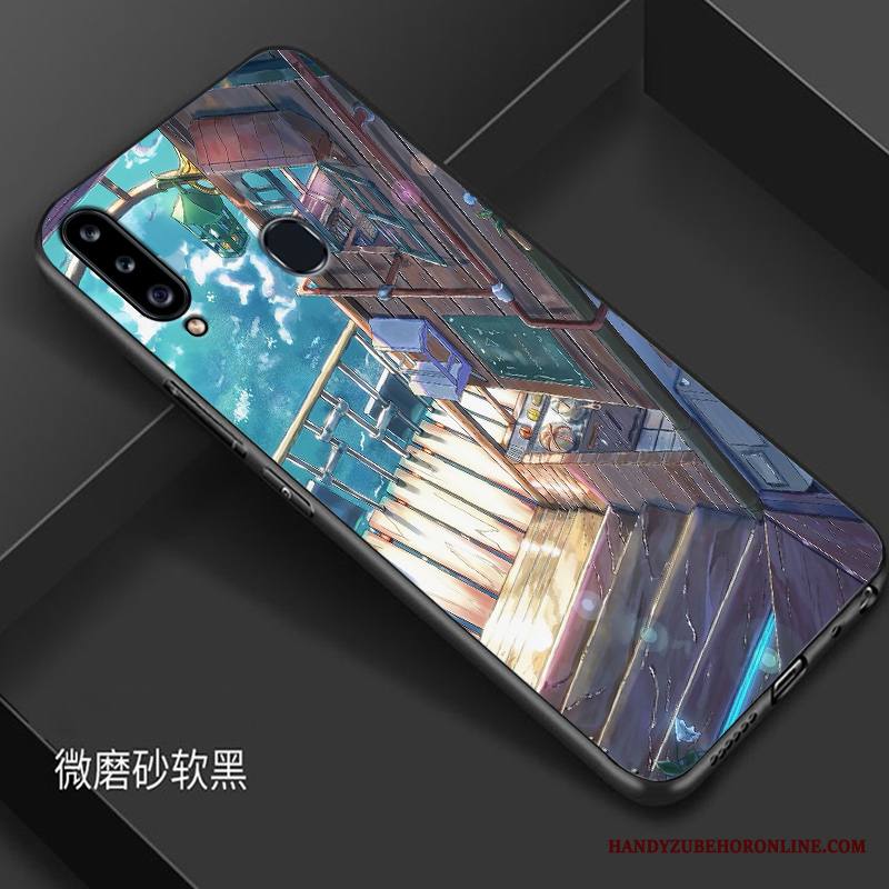 Samsung Galaxy A20s Kuori All Inclusive Murtumaton Puhelimen Kuoret Kotelo Silikoni Sarjakuva Tähti