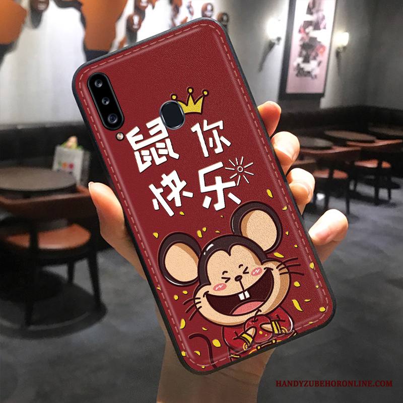 Samsung Galaxy A20s Kuori Puhelimen Kuoret Net Red All Inclusive Murtumaton Punainen Tähti Kotelo