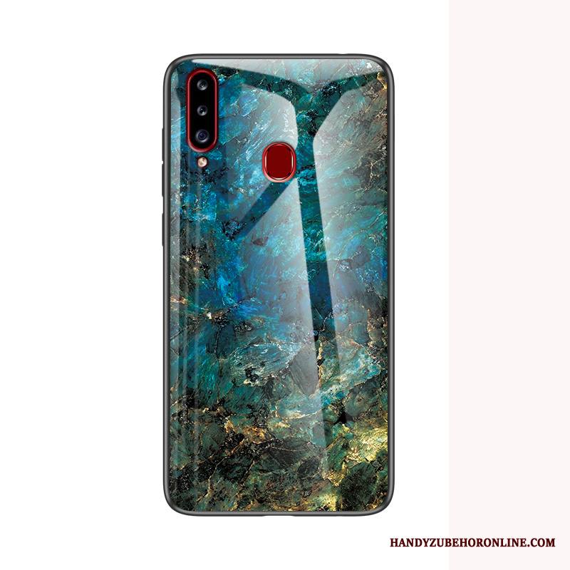 Samsung Galaxy A20s Suojaus Kuori Puhelimen Kuoret Tide-brändi All Inclusive Punainen Pehmeä Neste
