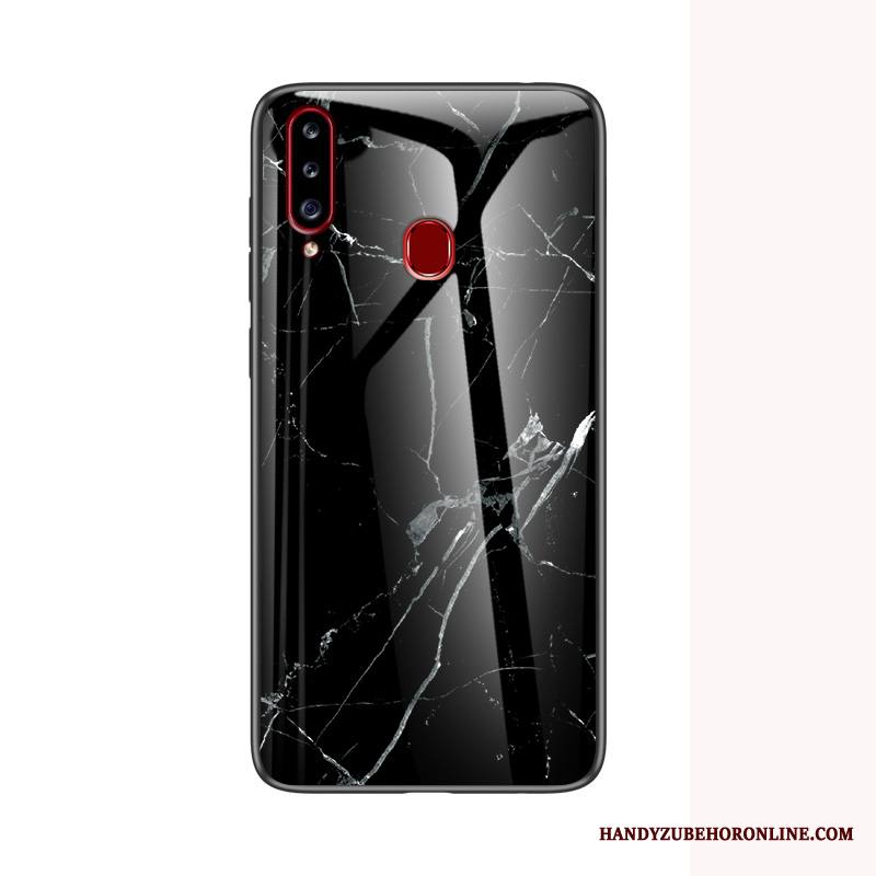 Samsung Galaxy A20s Suojaus Kuori Puhelimen Kuoret Tide-brändi All Inclusive Punainen Pehmeä Neste