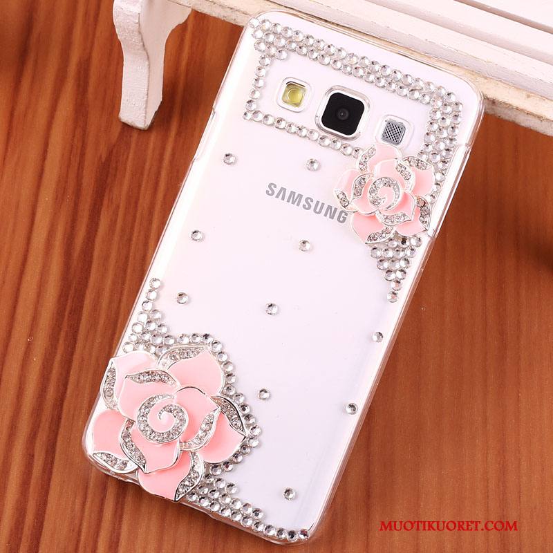 Samsung Galaxy A3 2015 Kuori Puhelimen Kuoret Punainen Kotelo Kova Tähti Murtumaton Suojaus