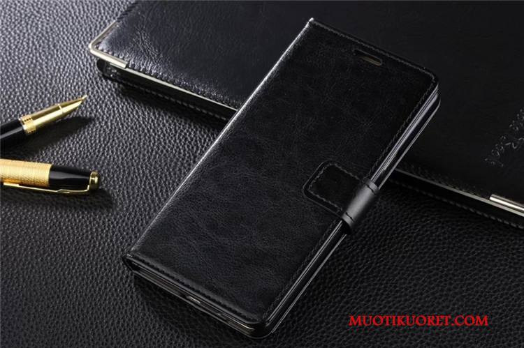 Samsung Galaxy A5 2015 Aito Nahka Tähti Puhelimen Kuoret Kotelo Nahkakotelo Suojaus Kuori