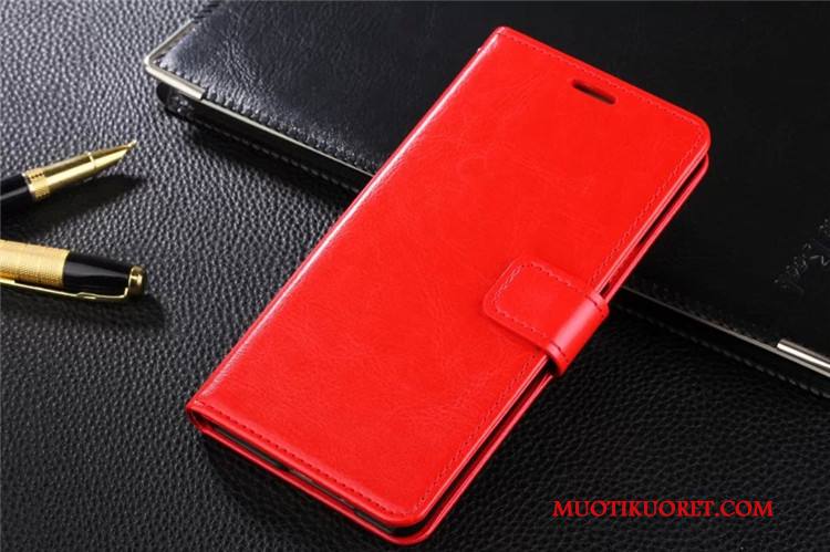 Samsung Galaxy A5 2015 Aito Nahka Tähti Puhelimen Kuoret Kotelo Nahkakotelo Suojaus Kuori