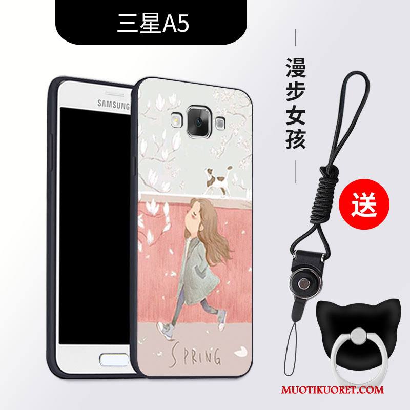 Samsung Galaxy A5 2015 Murtumaton Pehmeä Neste All Inclusive Suojaus Tähti Puhelimen Kuoret Kuori