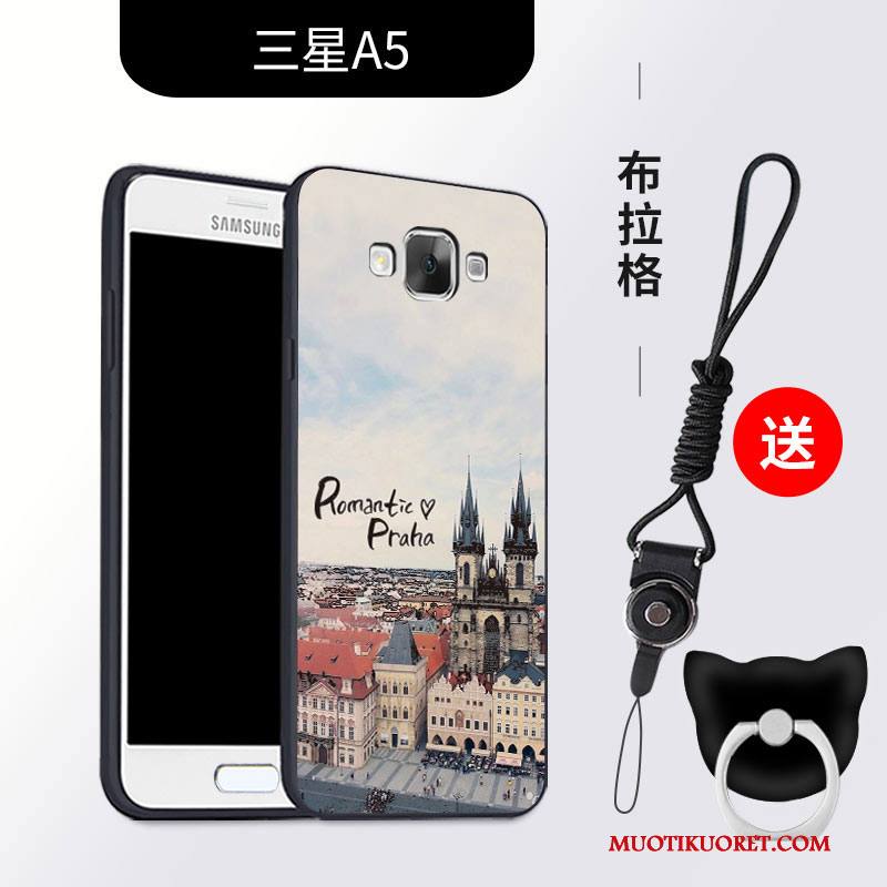 Samsung Galaxy A5 2015 Murtumaton Pehmeä Neste All Inclusive Suojaus Tähti Puhelimen Kuoret Kuori