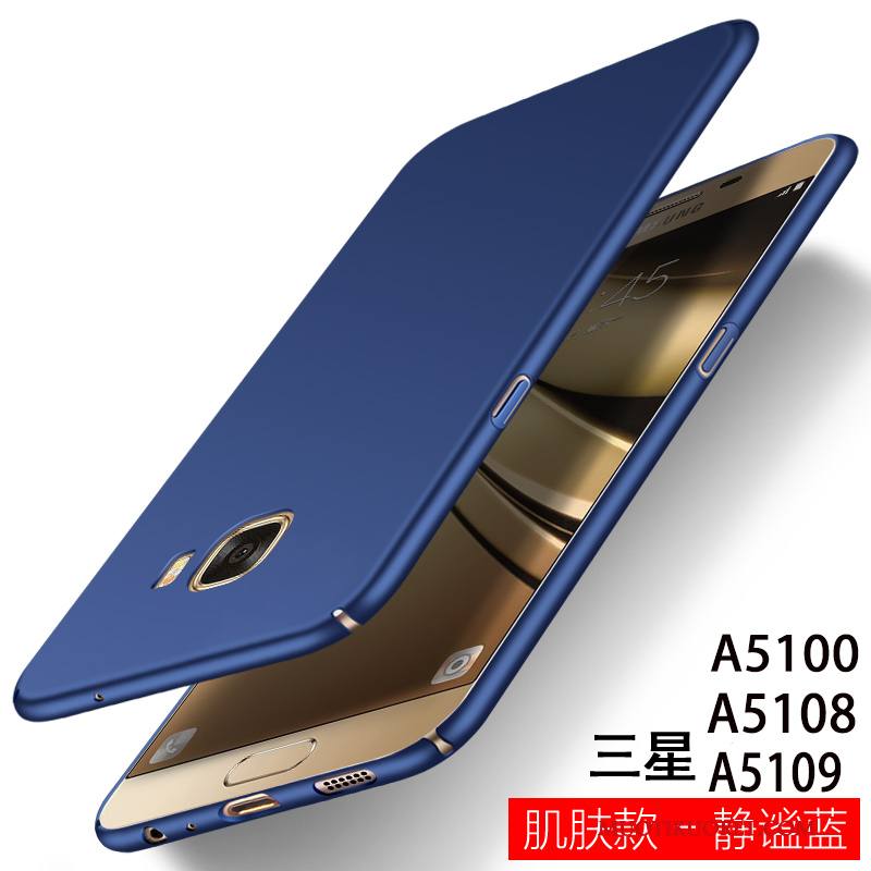 Samsung Galaxy A5 2016 Kova Puhelimen Kuoret Kotelo Kuori Pesty Suede Musta Tähti