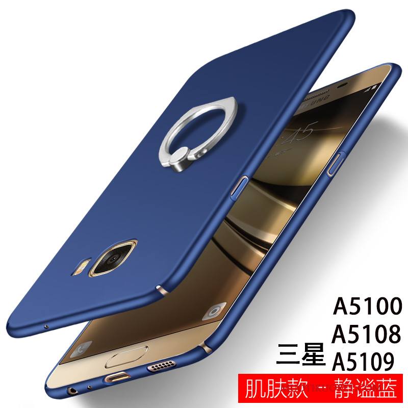 Samsung Galaxy A5 2016 Kova Puhelimen Kuoret Kotelo Kuori Pesty Suede Musta Tähti