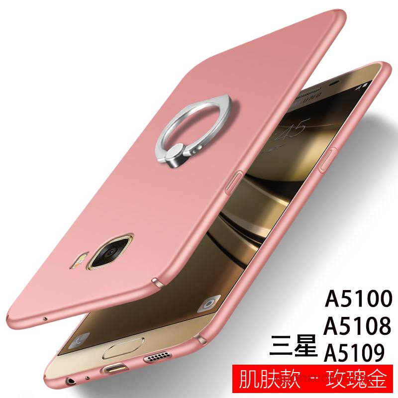 Samsung Galaxy A5 2016 Kova Puhelimen Kuoret Kotelo Kuori Pesty Suede Musta Tähti