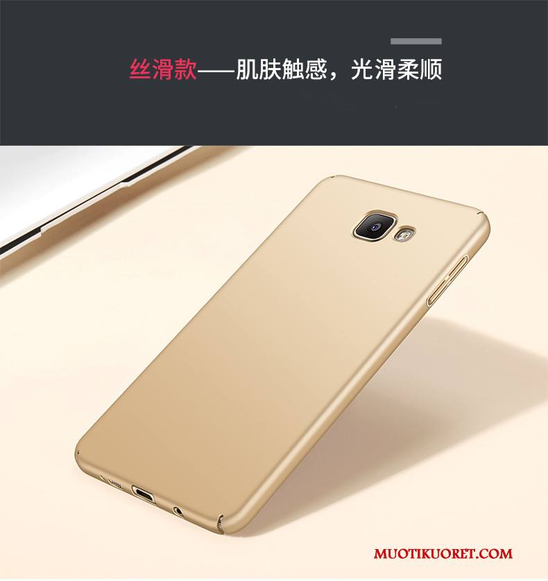 Samsung Galaxy A5 2016 Kuori All Inclusive Sininen Pesty Suede Tähti Murtumaton Puhelimen Kotelo