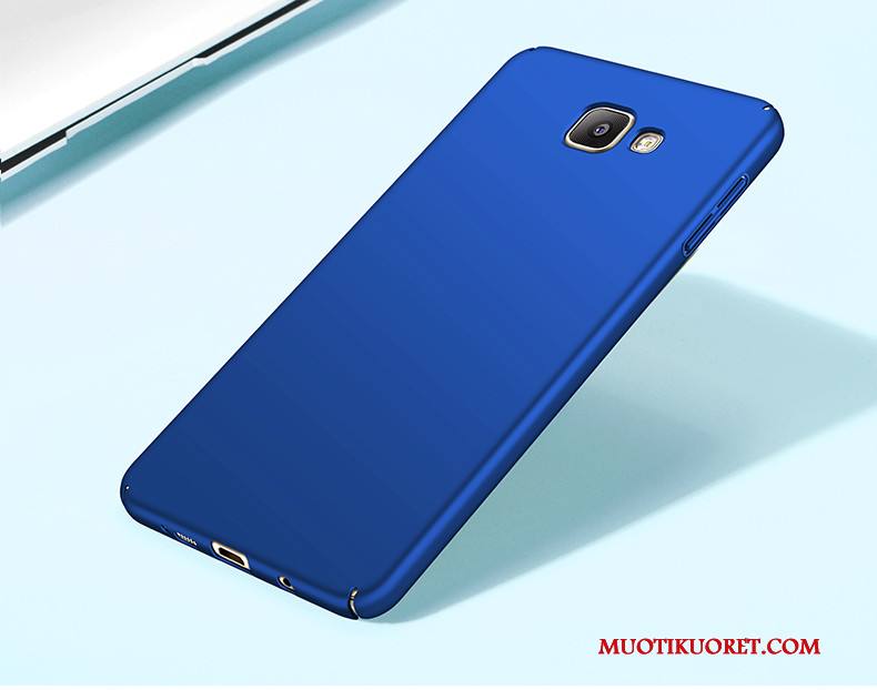 Samsung Galaxy A5 2016 Kuori All Inclusive Sininen Pesty Suede Tähti Murtumaton Puhelimen Kotelo