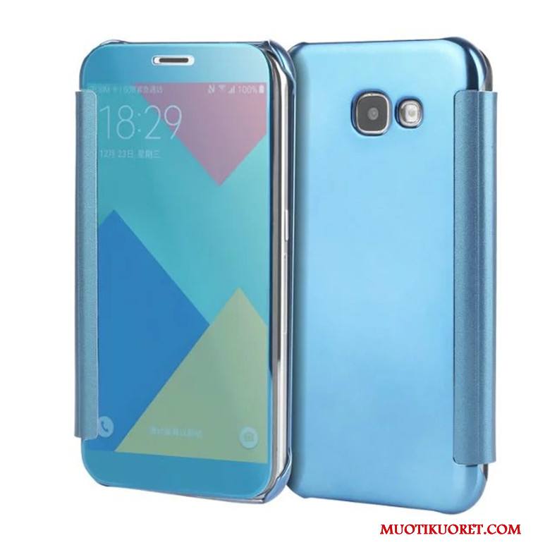 Samsung Galaxy A5 2017 Kuoret Tähti Sininen Kotelo Kuori Suojaus Pinnoitus