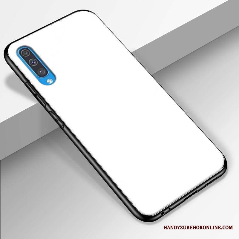 Samsung Galaxy A50 Kuori All Inclusive Kiinteä Väri Kotelo Puhelimen Kuoret Suojaus Lasi Persoonallisuus