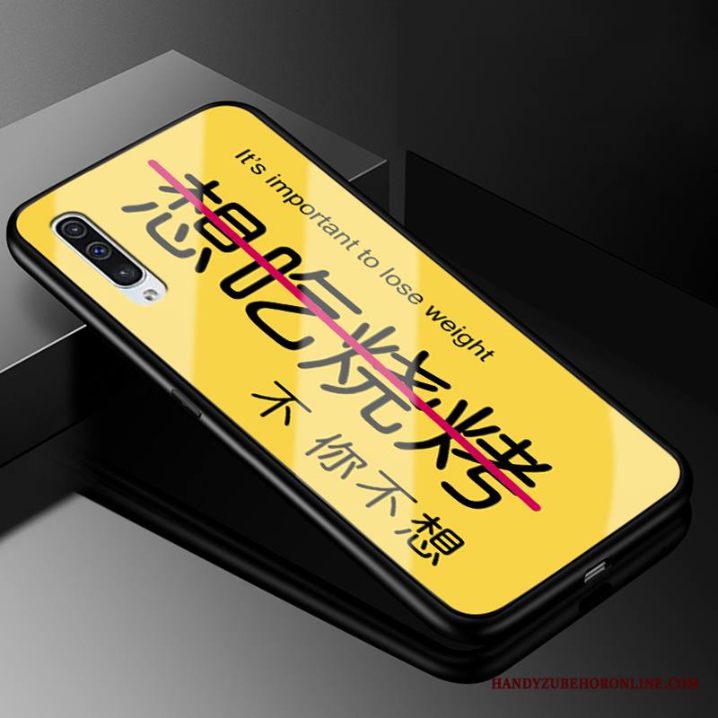 Samsung Galaxy A50 Kuori Puhelimen Kuoret Trendi Valkoinen Murtumaton Suojaus Rakastunut Kotelo