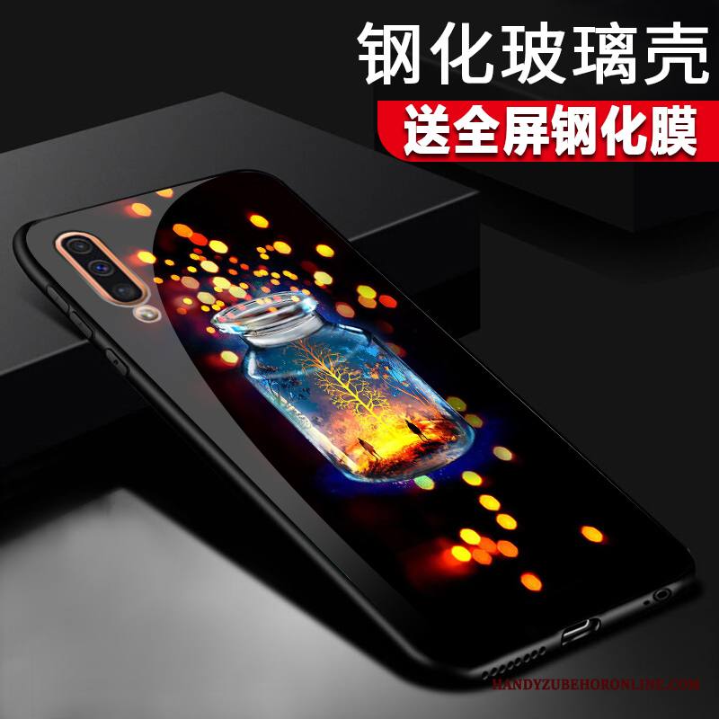 Samsung Galaxy A50 Persoonallisuus Luova Musta Tide-brändi Kuori Suojaus Tähti