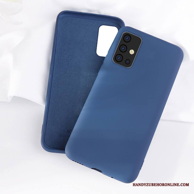 Samsung Galaxy A51 Vihreä Yksinkertainen Kuori Tähti Puhelimen Kuoret Näytönsuojus Kotelo