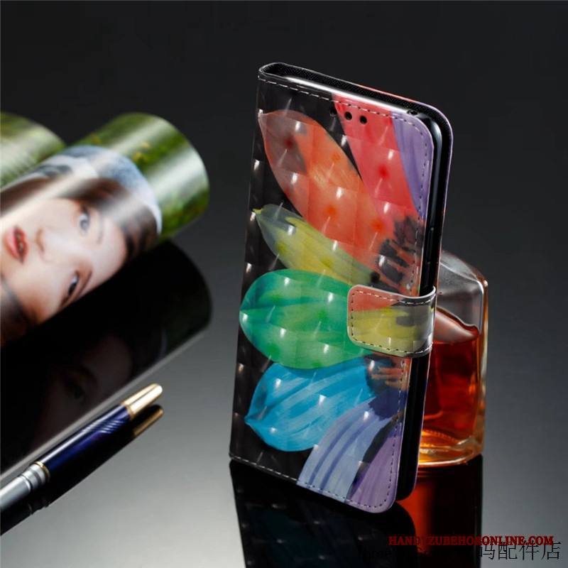 Samsung Galaxy A6+ Kuori Kortti Persoonallisuus Puhelimen Kuoret Suojaus Tähti Kotelo Nahkakotelo