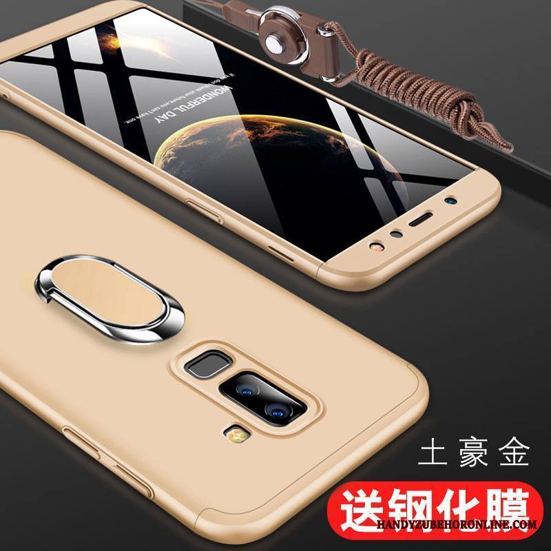 Samsung Galaxy A6+ Kuori Tähti Net Red All Inclusive Näytönsuojus Sininen Persoonallisuus Rengas