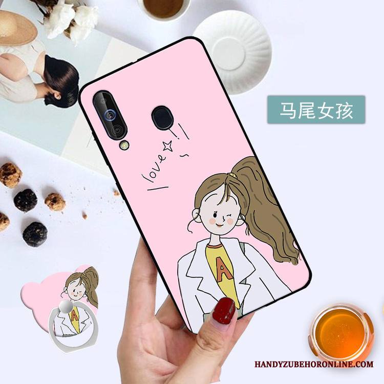 Samsung Galaxy A60 Kotelo Puhelimen Näytönsuojus Tähti Suojaus Karkaisu Kuori