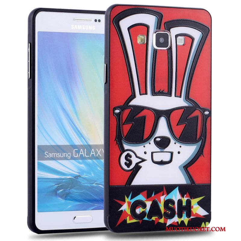 Samsung Galaxy A7 2015 Puhelimen Kuoret Trendi Vihreä Kova Kuori Ihana Metalli