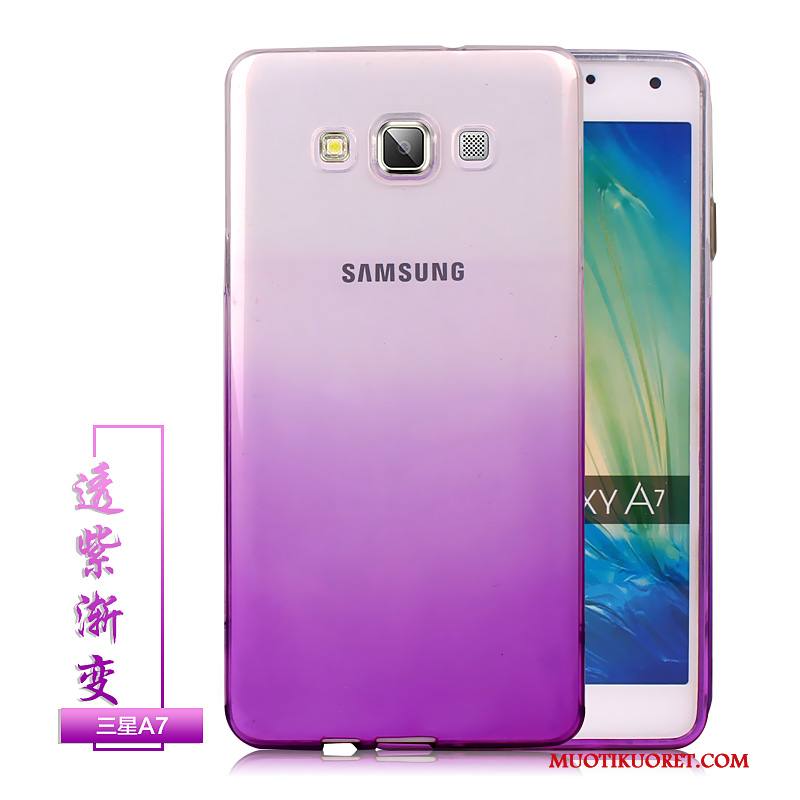 Samsung Galaxy A7 2015 Puhelimen Kuoret Tähti Läpinäkyvä Suojaus Viileä Kotelo Kuori