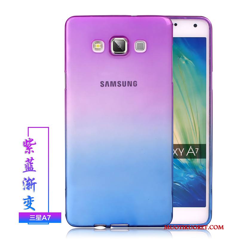 Samsung Galaxy A7 2015 Puhelimen Kuoret Tähti Läpinäkyvä Suojaus Viileä Kotelo Kuori
