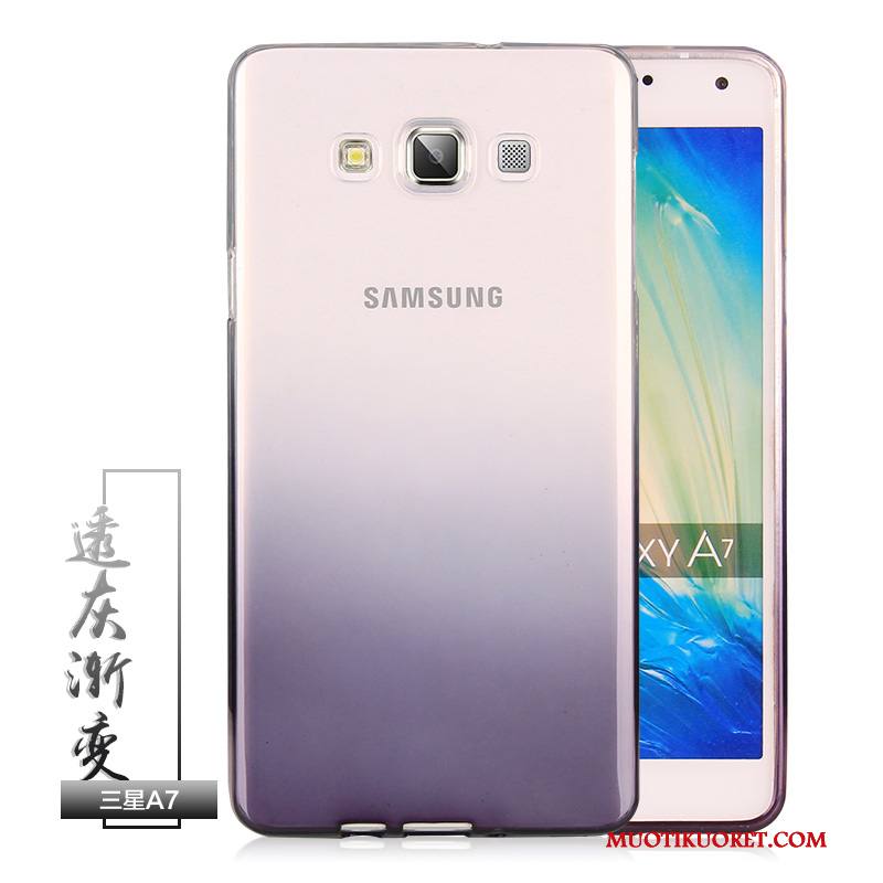 Samsung Galaxy A7 2015 Puhelimen Kuoret Tähti Läpinäkyvä Suojaus Viileä Kotelo Kuori