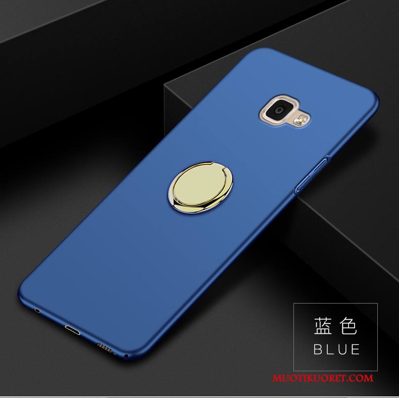 Samsung Galaxy A7 2016 Kuori Kotelo Trendi Persoonallisuus Pesty Suede Pinkki Kova Murtumaton