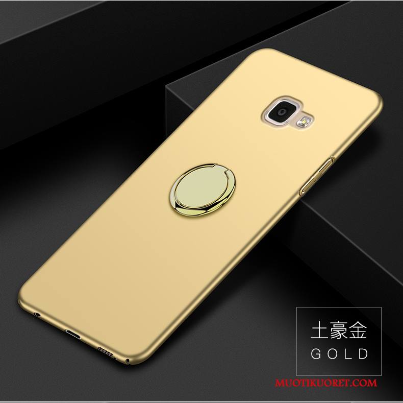 Samsung Galaxy A7 2016 Kuori Kotelo Trendi Persoonallisuus Pesty Suede Pinkki Kova Murtumaton