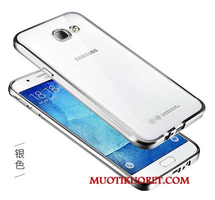 Samsung Galaxy A7 2017 Kuori Tähti Pehmeä Neste Pinkki Kotelo Kulta Läpinäkyvä Puhelimen Kuoret