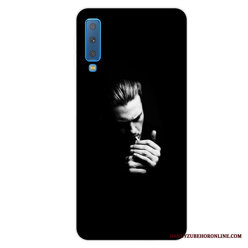 Samsung Galaxy A7 2018 Kuori Pehmeä Neste Kotelo Tähti Murtumaton Persoonallisuus Silikoni Suuntaus