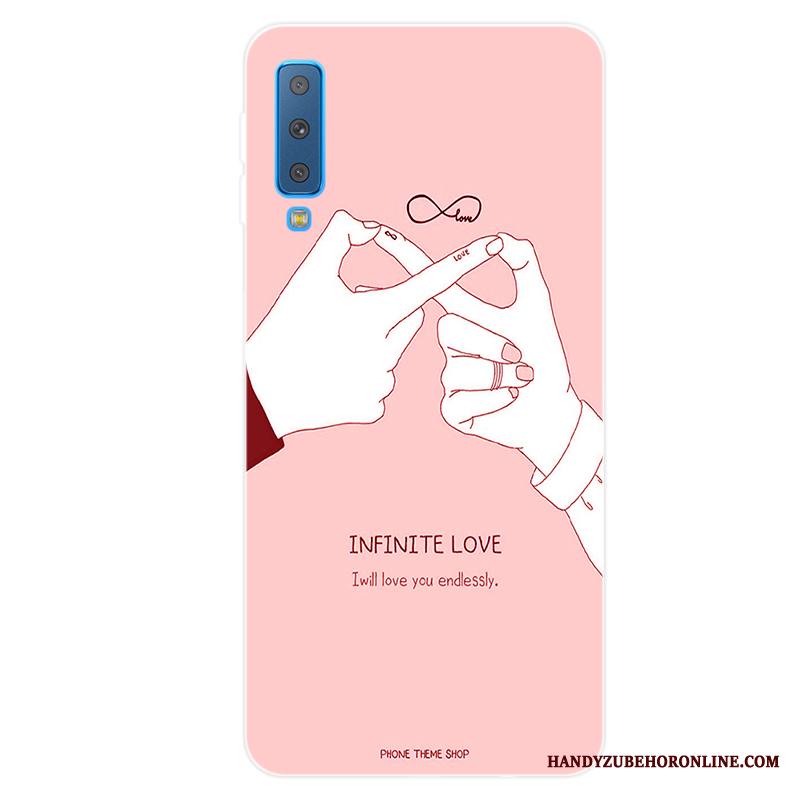Samsung Galaxy A7 2018 Kuori Pehmeä Neste Kotelo Tähti Murtumaton Persoonallisuus Silikoni Suuntaus
