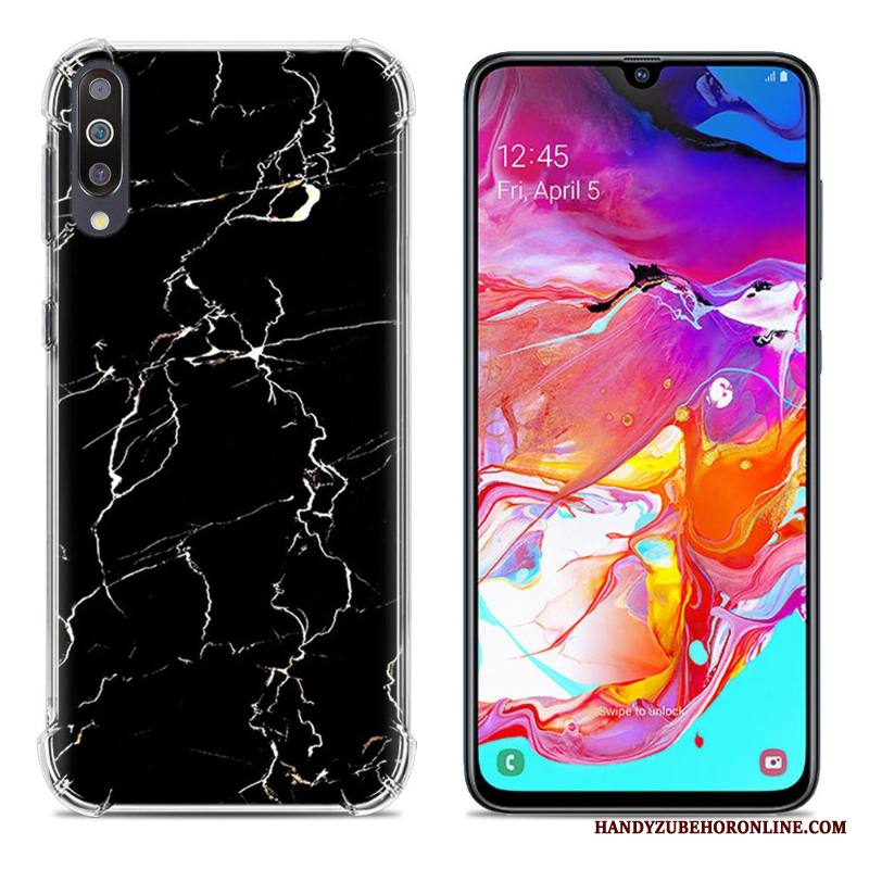 Samsung Galaxy A70 Kuori All Inclusive Vihreä Luova Puhelimen Suupaltti Silikoni Murtumaton
