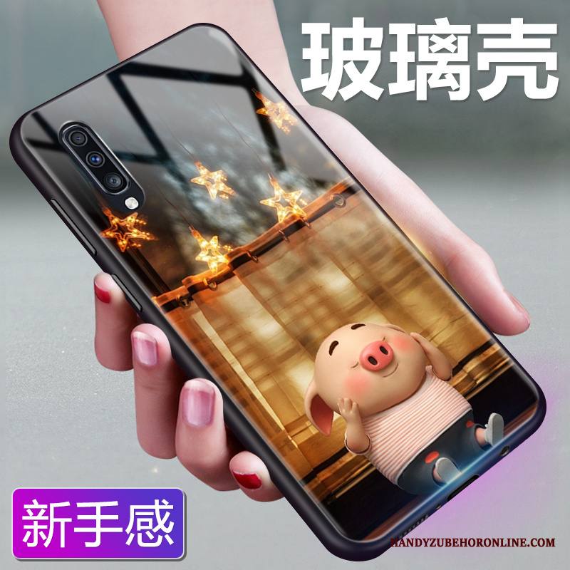 Samsung Galaxy A70 Kuori Kotelo Tähti Lasi Puhelimen Kuoret Pieni Suojaus Sarjakuva