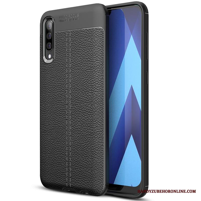 Samsung Galaxy A70 Kuori Pehmeä Neste Puhelimen Kuoret Litsi All Inclusive Punainen Suojaus Yksinkertainen