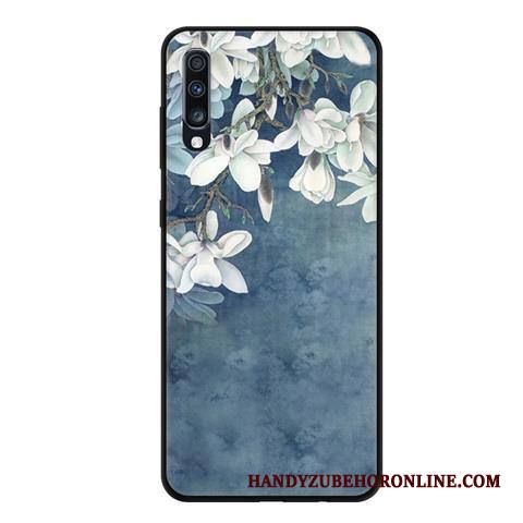 Samsung Galaxy A70 Kuori Pesty Suede Puhelimen Tähti Jauhe Kustannukset Musta Pehmeä Neste