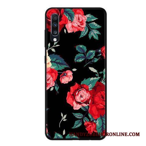 Samsung Galaxy A70 Kuori Pesty Suede Puhelimen Tähti Jauhe Kustannukset Musta Pehmeä Neste