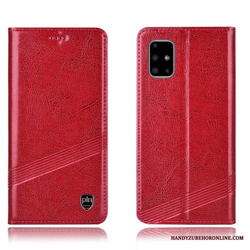 Samsung Galaxy A71 Kuori All Inclusive Murtumaton Puhelimen Kuoret Kotelo Suojaus Kukkakuvio Aito Nahka