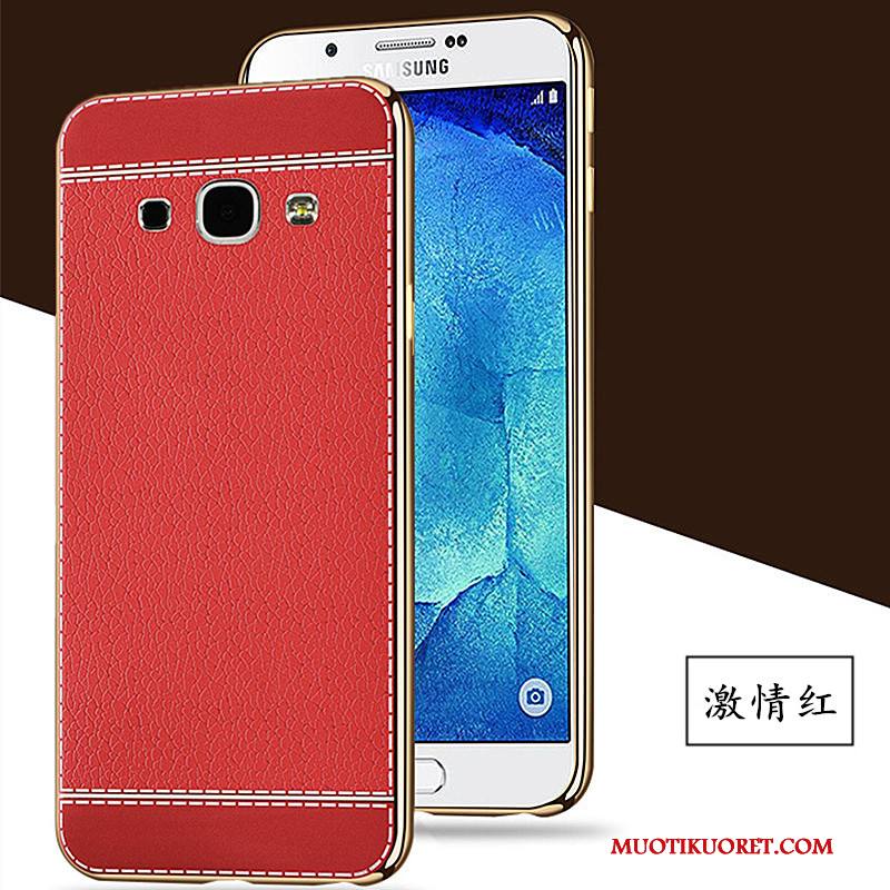 Samsung Galaxy A8 Kuori All Inclusive Suojaus Murtumaton Kukkakuvio Silikoni Kotelo Tähti