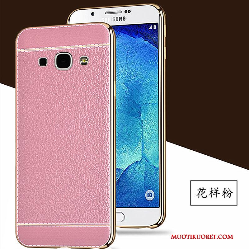 Samsung Galaxy A8 Kuori All Inclusive Suojaus Murtumaton Kukkakuvio Silikoni Kotelo Tähti
