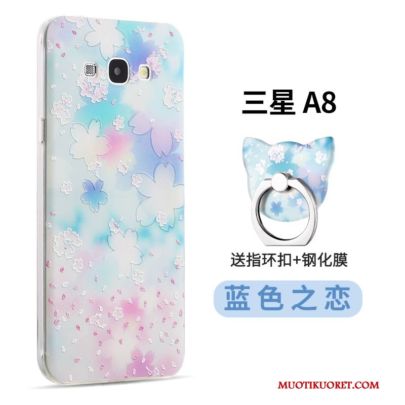 Samsung Galaxy A8 Kuori Luova Jauhe Silikoni Pehmeä Neste Trendi Persoonallisuus Sarjakuva