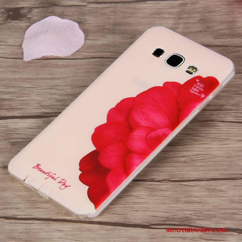 Samsung Galaxy A8 Kuori Pehmeä Neste Kotelo Trendi Tähti Murtumaton Puhelimen Violetti