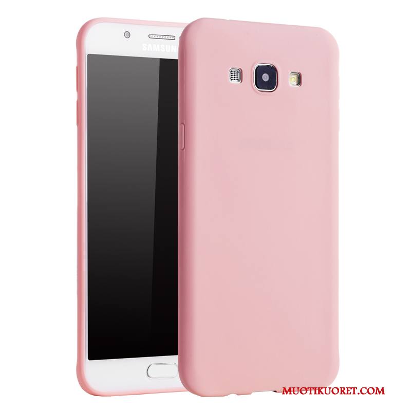 Samsung Galaxy A8 Kuori Puhelimen Pehmeä Neste Ultra Suojaus Tähti Silikoni Kehys