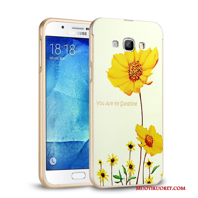 Samsung Galaxy A8 Puhelimen Kuoret Tähti Metalli Kuori Murtumaton Kotelo Kehys