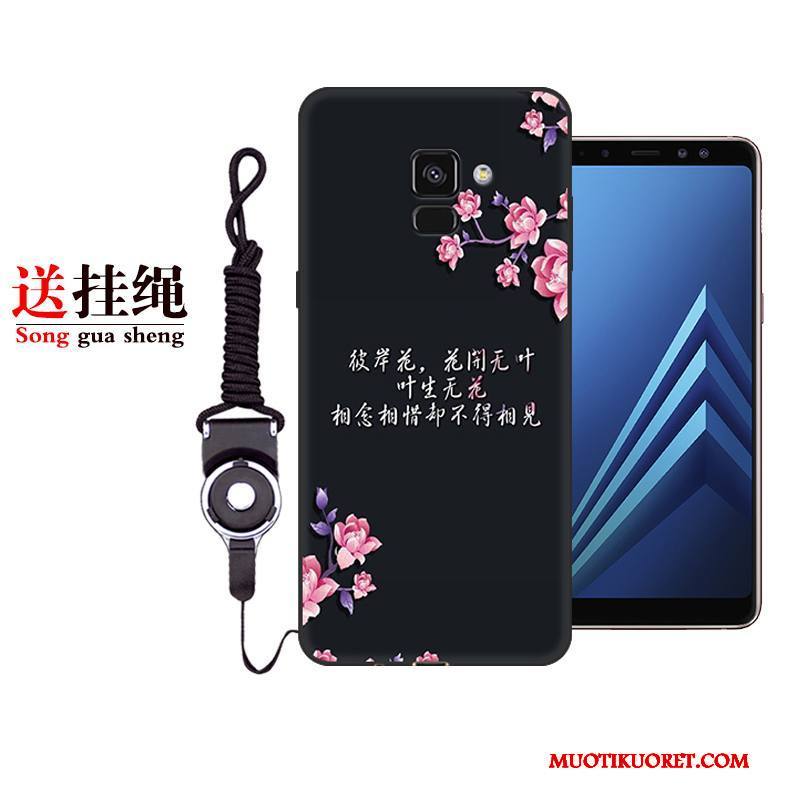 Samsung Galaxy A8+ Silikoni Tähti All Inclusive Suojaus Murtumaton Kuori Kotelo