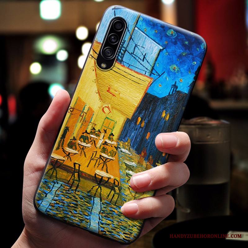 Samsung Galaxy A90 5g Kuori Murtumaton Kotelo Tähti Kohokuviointi Suojaus Puhelimen Kuoret Silikoni