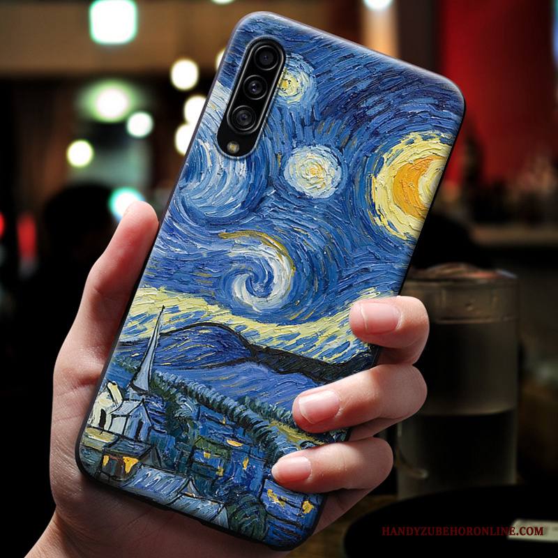 Samsung Galaxy A90 5g Kuori Murtumaton Kotelo Tähti Kohokuviointi Suojaus Puhelimen Kuoret Silikoni