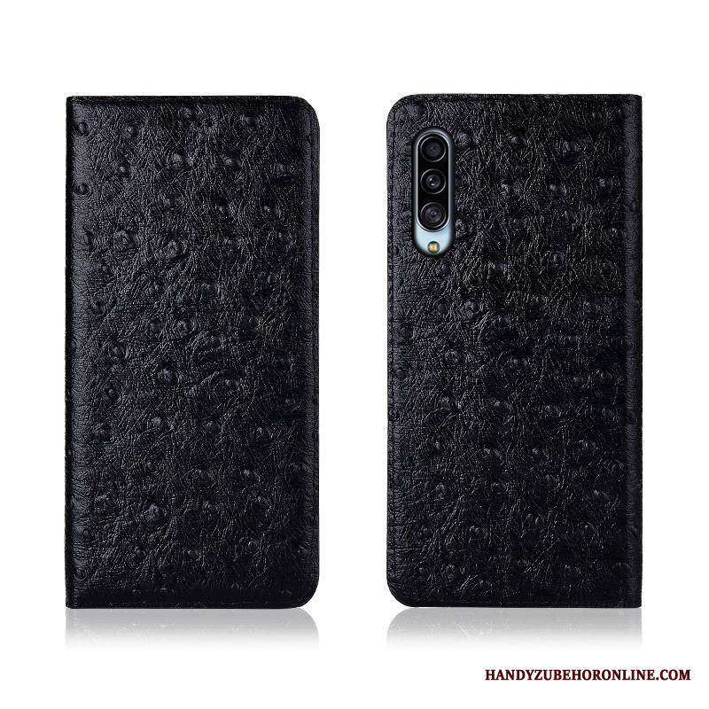 Samsung Galaxy A90 5g Kuori Tähti Pesty Suede Kuoret Pehmeä Neste Aito Nahka Puhelimen Kuoret Kukkakuvio