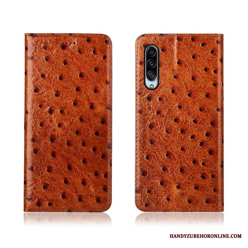 Samsung Galaxy A90 5g Kuori Tähti Pesty Suede Kuoret Pehmeä Neste Aito Nahka Puhelimen Kuoret Kukkakuvio