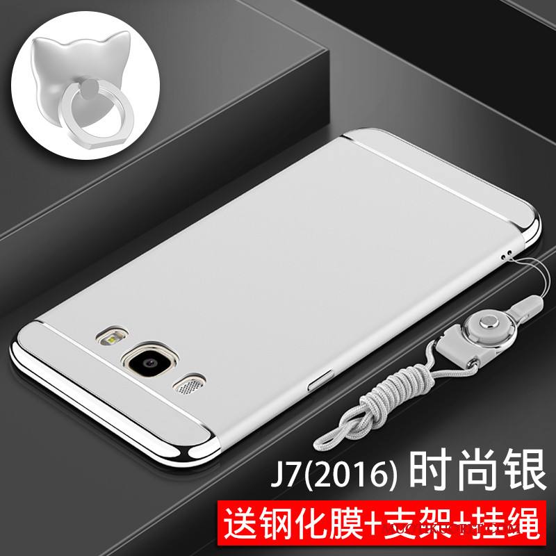 Samsung Galaxy J7 2015 Kuori All Inclusive Tähti Murtumaton Pesty Suede Kotelo Kova Puhelimen Kuoret